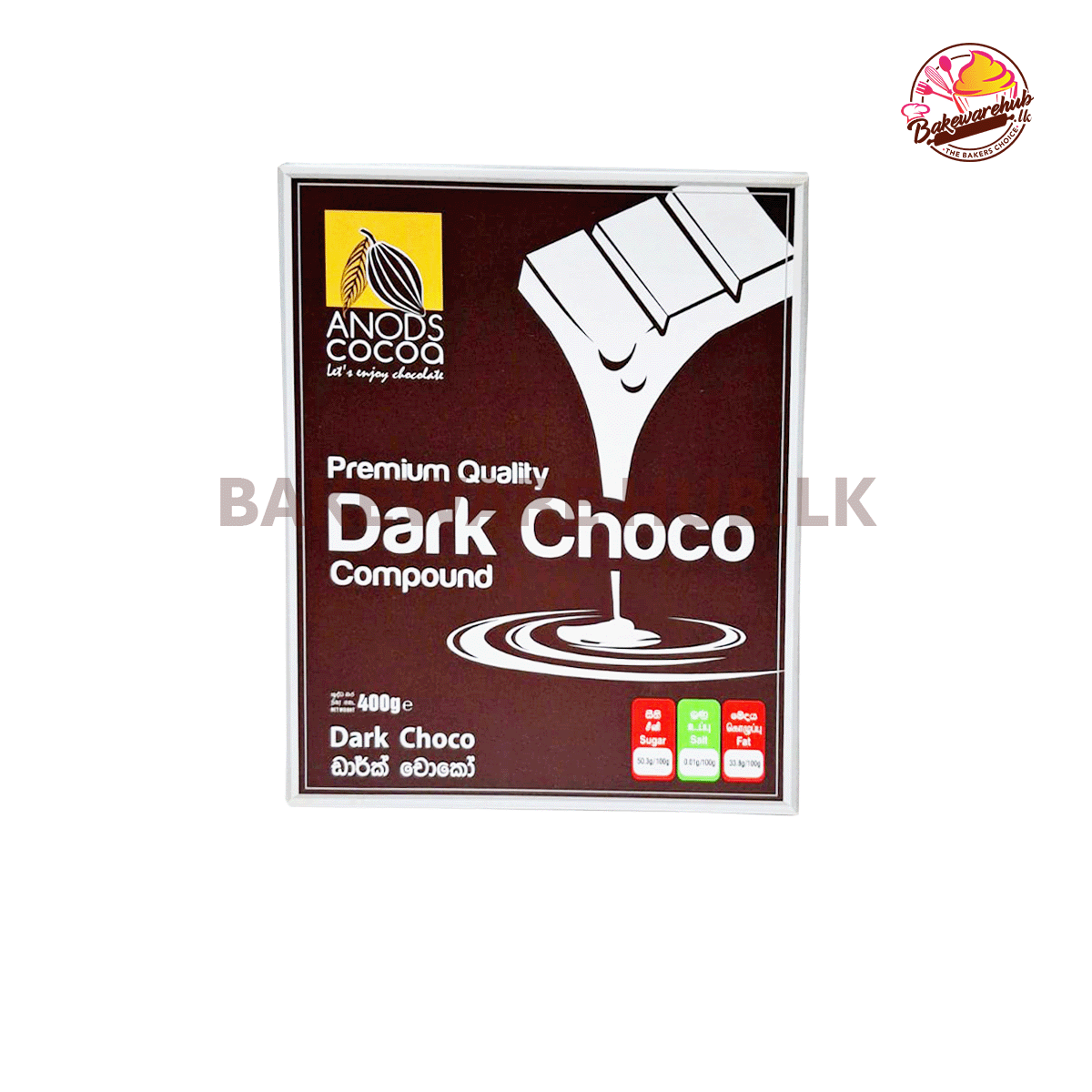 131 ANODS Dark Choco Compound-400g - Image 1