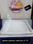 Square Clear PP Cake Box